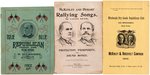 McKINLEY COLLECTION OF FIVE CAMPAIGN SONGSTERS INCLDUING 1896 & 1900.