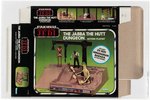 STAR WARS: RETURN OF THE JEDI - THE JABBA THE HUTT DUNGEON ACTION PLAYSET BOX FLAT CAS 85+.