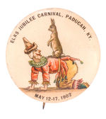 CHOICE COLOR 1902 "ELKS JUBILEE CARNIVAL PADUCAH, KY."