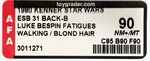 STAR WARS: THE EMPIRE STRIKES BACK - LUKE SKYWALKER (BESPIN FATIGUES) 31 BACK-B AFA 90 NM+/MINT.