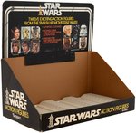 STAR WARS 12 BACK DISPLAY WITH HEADER CARD & TRAY INSERT.
