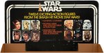 STAR WARS 12 BACK DISPLAY WITH HEADER CARD & TRAY INSERT.