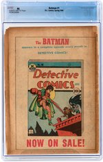 BATMAN #1 SPRING 1940 CGC NG (FIRST JOKER AND CATWOMAN).