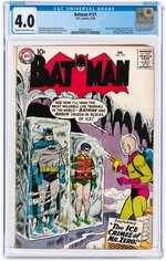 BATMAN #121 FEBRUARY 1959 CGC 4.0 VG (FIRST MR. ZERO/MR. FREEZE).