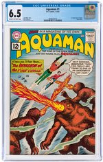 AQUAMAN #1 JANUARY-FEBRUARY 1962 CGC 6.5 FINE+.