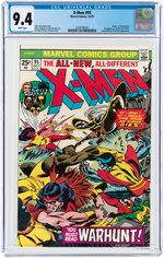 X-MEN #95 OCTOBER 1975 CGC 9.4 NM (DEATH OF THUNDERBIRD).