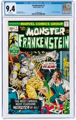 FRANKENSTEIN #1 JANUARY 1973 CGC 9.4 NM.