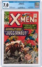 X-MEN #12 JULY 1965 CGC 7.0 FINE/VF (FIRST JUGGERNAUT).