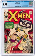 X-MEN #7 SEPTEMBER 1964 CGC 7.0 FINE/VF.