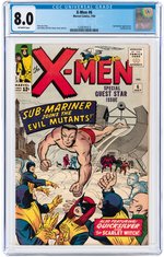 X-MEN #6 JULY 1964 CGC 8.0 VF.