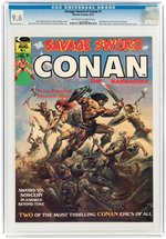 SAVAGE SWORD OF CONAN #1 AUGUST 1974 CGC 9.6 NM+.