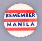 "REMEMBER MANILA" BUTTON.