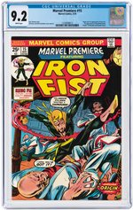 MARVEL PREMIERE #15 MAY 1974 CGC 9.2 NM- (FIRST IRON FIST).