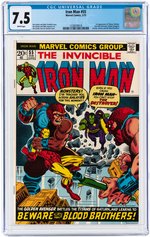 IRON MAN #55 FEBRUARY 1973 CGC 7.5 VF- (FIRST THANOS & DRAX THE DESTROYER).