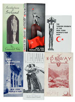 NYWF 1939 FOREIGN PAVILION/EXHIBITS PAMPHLETS.