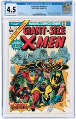 GIANT-SIZE X-MEN #1 SUMMER 1975 CGC 4.5 VG+ (FIRST STORM, NIGHTCRAWLER, COLOSSUS & THUNDERBIRD).