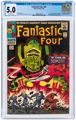 FANTASTIC FOUR #49 APRIL 1966 CGC 5.0 VG/FINE (FIRST FULL GALACTUS).