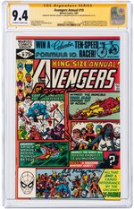 AVENGERS ANNUAL #10 1981 CGC 9.4 NM SIGNATURE SERIES (FIRST ROGUE & MADELINE PRYOR).