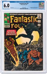 FANTASTIC FOUR #52 JULY 1966 CGC 6.0 FINE (FIRST BLACK PANTHER).