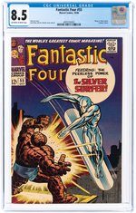 FANTASTIC FOUR #55 OCTOBER 1966 CGC 8.5 VF+ (THING VS. SILVER SURFER).