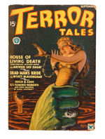 "TERROR TALES" FIRST ISSUE PULP.