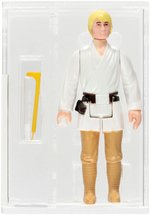 STAR WARS (1977) - LOOSE ACTION FIGURE/HK LUKE SKYWALKER (DOUBLE-TELESCOPING SABER/EARLY CIRCLES VARIANT) AFA 85 NM+.