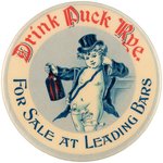 POCKET MIRROR "DRINK PUCK RYE/FOR SALE AT LEADING BARS" RARE MIRROR C. 1905.