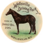 POCKET MIRROR C. 1910 FOR NEW YORK STATE HORSE FACILITY.