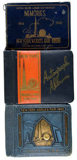NYWF 1939-1940 AUTOGRAPH BOOKS.