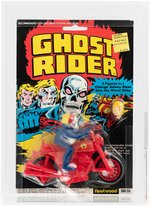 GHOST RIDER MOTORCYCLE FLEETWOOD AFA 80 NM (FACES CARD/SOLID RED MOTORCYCLE).