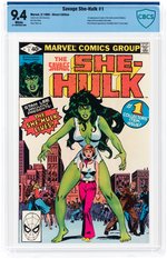 SAVAGE SHE-HULK #1 FEBRUARY 1980 CBCS 9.4 NM (FIRST SHE-HULK).