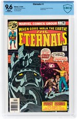 ETERNALS #1 JULY 1976 CBCS 9.6 NM+ (FIRST ETERNALS).