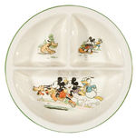 MICKEY, MINNIE, PLUTO, DONALD BABY'S BOWL CIRCA 1936 FROM HAKE COLLECTION.