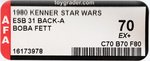 STAR WARS: THE EMPIRE STRIKES BACK - BOBA FETT 31 BACK-A AFA 70 EX+.