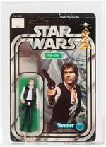 STAR WARS - HAN SOLO 12 BACK-A AFA 60 EX (WHITE FOOTER).