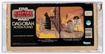 STAR WARS: THE EMPIRE STRIKES BACK - DAGOBAH ACTION PLAYSET AFA 80+ NM (BLACK & WHITE SIDE LOGO).