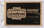 STAR WARS: THE EMPIRE STRIKES BACK - DAGOBAH ACTION PLAYSET AFA 80+ NM (BLACK & WHITE SIDE LOGO).