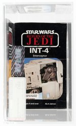 PALITOY/CLIPPER STAR WARS: RETURN OF THE JEDI - INT-4 INTERCEPTOR AFA UNICIRCULATED U85 NM+.