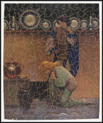 "THE PRINCE AND PRINCESS" MAXFIELD PARRISH BOXED PUZZLE.