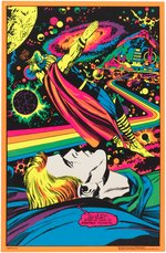 MARVEL THIRD EYE HIGH GRADE THOR BLACKLIGHT POSTER.