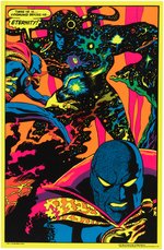 MARVEL THIRD EYE HIGH GRADE DOCTOR STRANGE BLACKLIGHT POSTER.