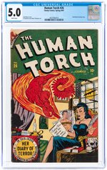 HUMAN TORCH #26 SPRING 1947 CGC 5.0 VG/FINE.