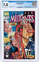 NEW MUTANTS #98 FEBRUARY 1991 CGC 7.0 FINE/VF (FIRST DEADPOOL).