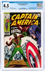 CAPTAIN AMERICA #117 SEPTEMBER 1969 CGC 4.5 VG+ (FIRST FALCON).