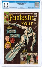 FANTASTIC FOUR #50 MAY 1966 CGC 5.5 FINE-.