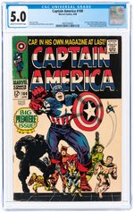 CAPTAIN AMERICA #100 APRIL 1968 CGC 5.0 VG/FINE.