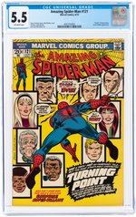 AMAZING SPIDER-MAN #121 JUNE 1973 CGC 5.5 FINE- (DEATH OF GWEN STACY).