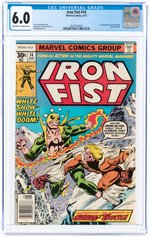 IRON FIST #14 AUGUST 1977 CGC 6.0 FINE (FIRST SABRETOOTH).