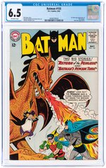 BATMAN #155 MAY 1963 CGC 6.5 FINE+ (FIRST SILVER AGE PENGUIN).