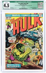 INCREDIBLE HULK #180 OCTOBER 1974 CGC QUALIFIED 4.5 VG+ (FIRST WOLVERINE CAMEO).